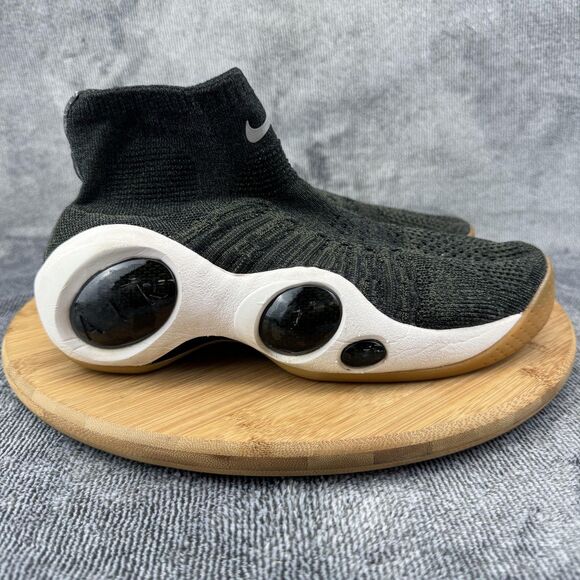 Nike Zoom Flight Bonafide Shoes Youth Size 7Y Black White Gum Basketball - Picture 1 of 9